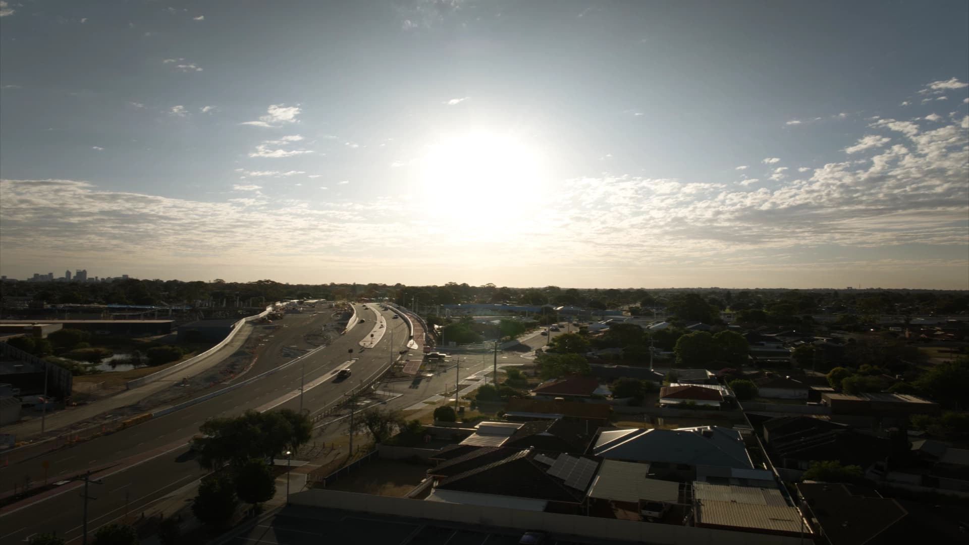 Birdseye view Morley Station as Background Image